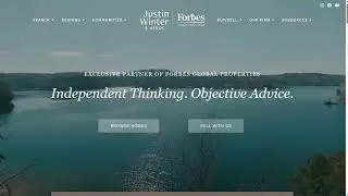 2025 Website Launch I Justin Winter & Associates I Forbes Global Properties