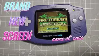 Replace old screen with Hispeedido GBA IPS LCD V2 and KEEP YOUR OLD CASE!