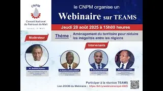 🎥 REPLAY – Webinaire CNPM : Aménagement du territoire pour réduire les inégalités entre les régions