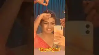 Raja Rani 2 serial Actress Vj Archana Make up video #rajarani2 #behindthescenes #shorts