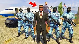 Franklin Become The Chief of SPECIAL FORCE and Save The President of Los Santos | SHINCHAN and CHOP