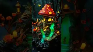 Magical Mushroom House Comes to Life #FairyTaleWorld #MushroomHouse #FantasyShorts