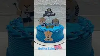 Bolo simples para ch&aacute; de beb&ecirc; 🥰 inspira&ccedil;&atilde;o