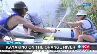 Kayaking on the Orange River