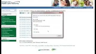 Navigating the WA ST EHR Attestation Application eMIPP MU Stage 1 Webinar Video