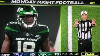 Jason McCourty #30 pass interference 42yd penalty Patriots/Jets