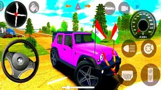 Modified Mahindra😈 Thar Car Games: Indian Cars (Gadi Wala Game) - Car Game Android Gameplay #2025