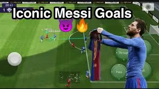 Iconic Moment L.Messi Goals  Compilation Pes 2021 Mobile @play_efootball