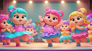 Lights Ready, Music On! Dolls Rehearse for a Magical Dance Night 💃✨ | Nursery Rhymes for Kids