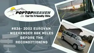 836 VW EuroVan Weekender Before the Reconditioning