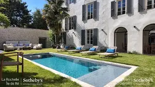 MAISON DE MAÎTRE RÉNOVÉE AVEC PISCINE AU CŒUR DE SAINT-MARTIN-DE-RÉ