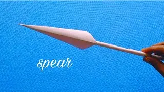 how to make paper spear |origami|best diy creative craft ideas|school kids tutorial|easy paper arts