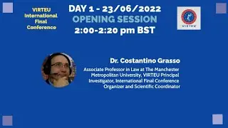 VIRTEU Final International Conference - Day 1 - Opening Session