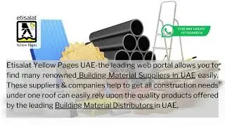 Building Materials Suppliers In UAE | Building Material Distributors