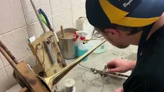 Soldering Bar on Trumpet Bell