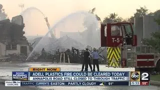 Adell Plastics fire could be cleared Thursday