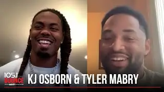 NFL Stars KJ Osborn & Tyler Mabry Interview with Kimbro | 105.1 The Bounce