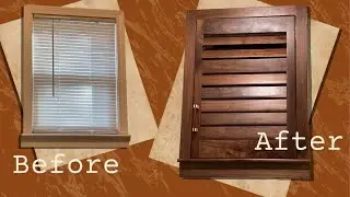 TOTAL Window TRANSFORMATION in under 2 minutes with custom plantation shutters