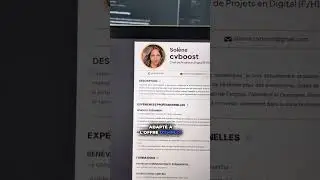 C'est le mod&egrave;le de CV le plus appr&eacute;ci&eacute; des recruteurs !