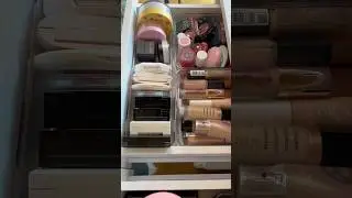 RANGEMENT MAKEUP AESTHETIC 🤭✨ #makeup #rangement #organization #skincare #aesthetic #coiffeuse #tri