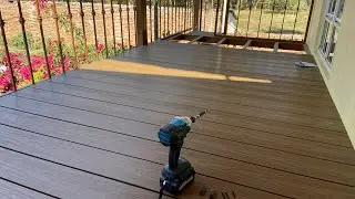 Como hacer un DECK o PATIO de MADERA de RESINAS Para EXTERIORES e INTERIORES