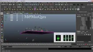 QuickStart of Ruins 3.1 with CUDA 112 Cores (9800GT) & PhysX in Maya 2011 x64
