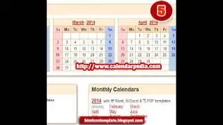 10 websites to Download free Calendar Template