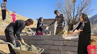 Единство для завершения строительства дома кочевой матери; сотрудничество Саджада и зрителей.