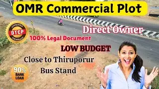 OMR On Road Commercial Land Sale | Direct owner #chennai #lowbudget #plotforsale