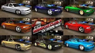 All Impala SS NPC Variants (Bodykits) | Midnight Club 3 DUB Edition REMIX