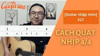 [Guitar Nhập Môn] #17 Hướng dẫn quạt chả nhịp 4/4 trong guitar