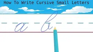 Cursive Small Letters How To Write English Alphabet Cursive Lowercase Letters ABC Handwriting  trace