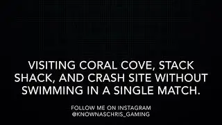 FORTNITE-Visiting Coral Cove, Stack Shack, and Crash Site (EASY)