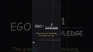 Ego 🔥🔥 #knowledge #ego #selfimprovement