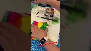 Alcohol Ink Art Landscape