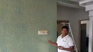 Ragging roller texture design by Asian paint royal play in home decor