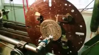 NUMISMATICA ITALIANA - Realizzazione Della Medaglia Ufficiale del Gruppo (pantografo in azione)