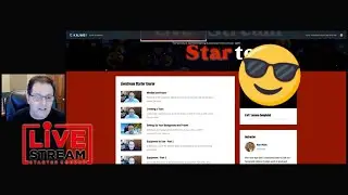 Livestream Starter Course Website Video #learntolivestream #LivestreamSecrets #StarterCourse