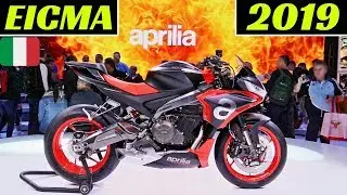 EICMA 2019 Milano - Aprilia Tuono 660 Concept - Walkaround & Details!