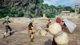 Goku Frieza Piccolo vs Naruto Gaara Kakashi (Jump Force Gameplay)