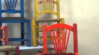 Hand Carved Color Chairs!