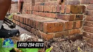 How We LIFT Staircases with Foam! #realestate #home #construction #georgia #concrete #satisfying