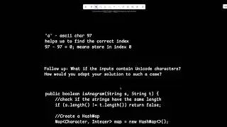 Check if Two Strings are Anagrams | Java Coding Interview Problem