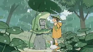 Rainy Forest Caf&eacute; Jazz ☕🍃 | Soft Lo-Fi Jazz, Vintage Radio Vibes & Calm Nature Ambience