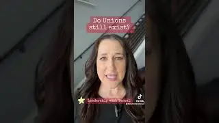 Do unions still exist? Yes. #leadership #hr #union