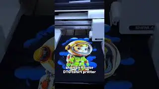Printing machine that provides high quality customized clothing for customers #tshirtprinter #dtg