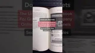 Dotcom Secrets Book Review - Video Sales Letter Funnel