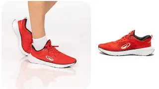 KIPRUN Men running shoes extremely breathable,upto 10 Km/week , Jogflow 150 breathe red