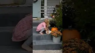 Magical Fall porch makeover #shorts
