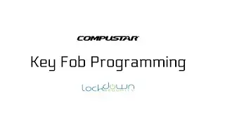 Как запрограммировать брелок Compustar #lockdownsecurity
